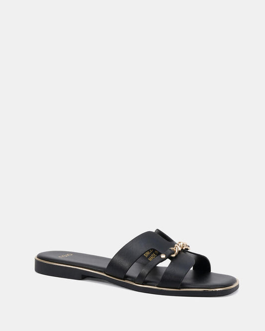 Image of Sandals. Productname: Sincerity: Black - Women's Thongs in Black colour by brand - Novo