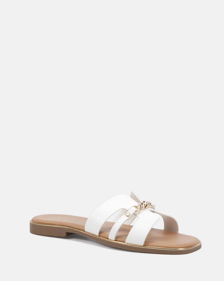 Image of Sandals. Productname: Sincerity: White - Women's Thongs in Multi colour by brand - Novo