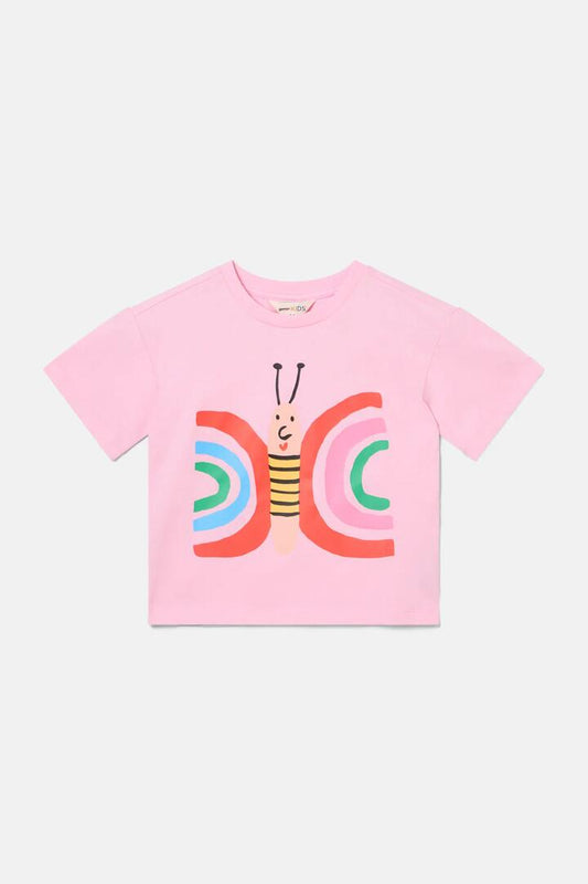 Image of T-Shirts. Product name - Flutter Kids T-Shirt in Pink colour by brand - Gorman