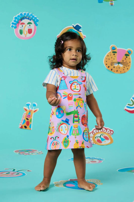 Image of Dresses. Productname: Gallery Baby Pinafore Dress in Lilac colour by brand - Gorman