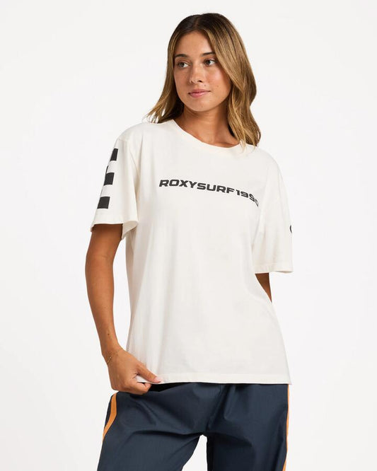 Image of T-Shirts. Productname: Roxy Womens Surf90 T-Shirt Bone - in Bone colour by brand - Roxy