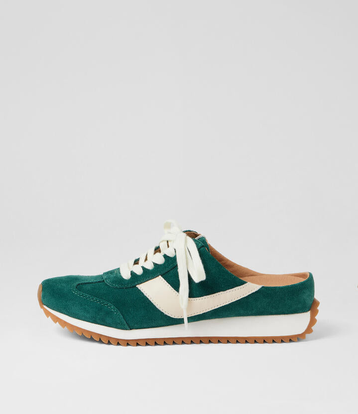 Image of Sneakers. Productname: Dibs Forest Suede Sneakers in Forest colour by brand - MIDAS