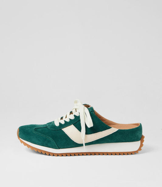 Image of Sneakers. Productname: Dibs Forest Suede Sneakers in Forest colour by brand - MIDAS