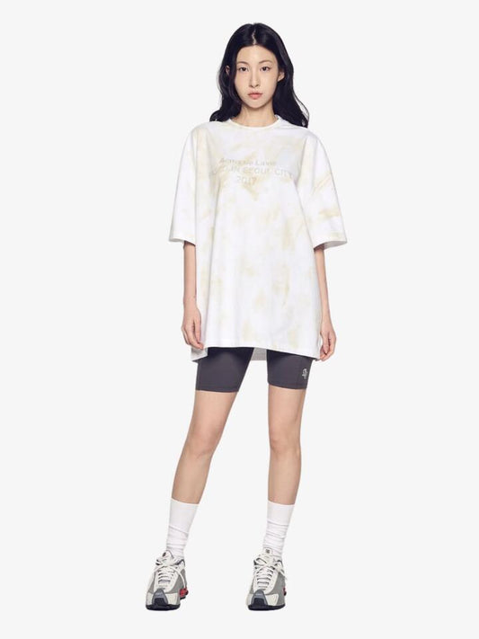Image of T-Shirts. Productname: ADLV Dirty Washed T-Shirt in White colour by brand - ADLV