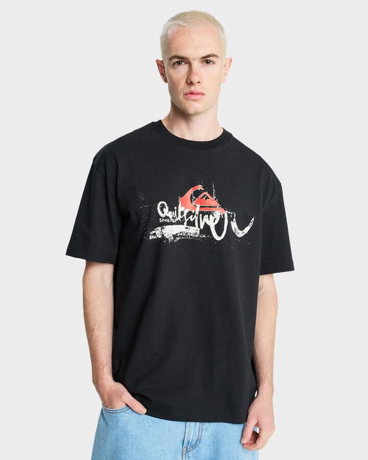 Image of T-Shirts. Productname: Quiksilver Mens Yg Drifter T-Shirt Black - in Black colour by brand - Quiksilver