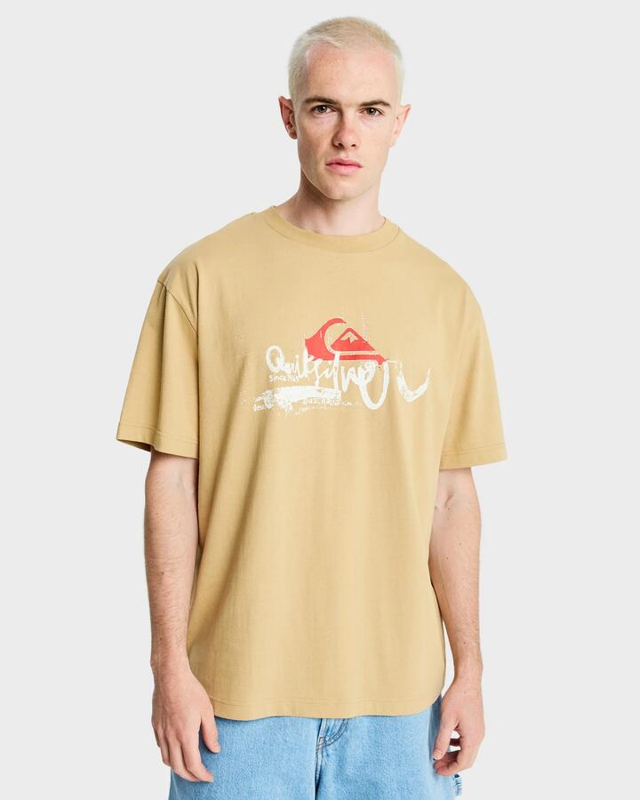 Image of T-Shirts. Productname: Quiksilver Mens Yg Drifter T-Shirt Khaki - in Khaki colour by brand - Quiksilver