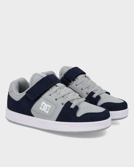 Image of Shoes. Productname: DC Shoes Boys 4-16 Manteca 4 V Skate Shoes Navy/Grey/White - in Navy/Grey/White colour by brand - DC Shoes