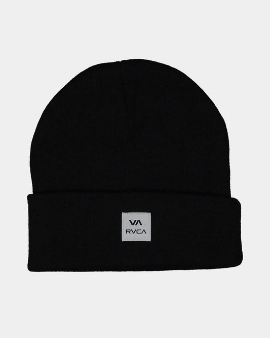 Image of Hats. Productname: RVCA Mens Va Atw Beanie Black - in Black colour by brand - RVCA