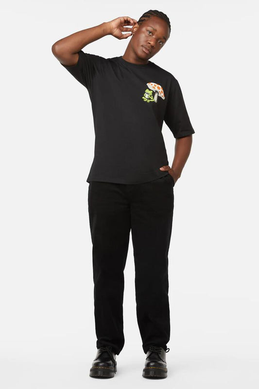 Image of T-Shirts. Productname: Toadstool Unisex Tee in Black colour by brand - Black Friday