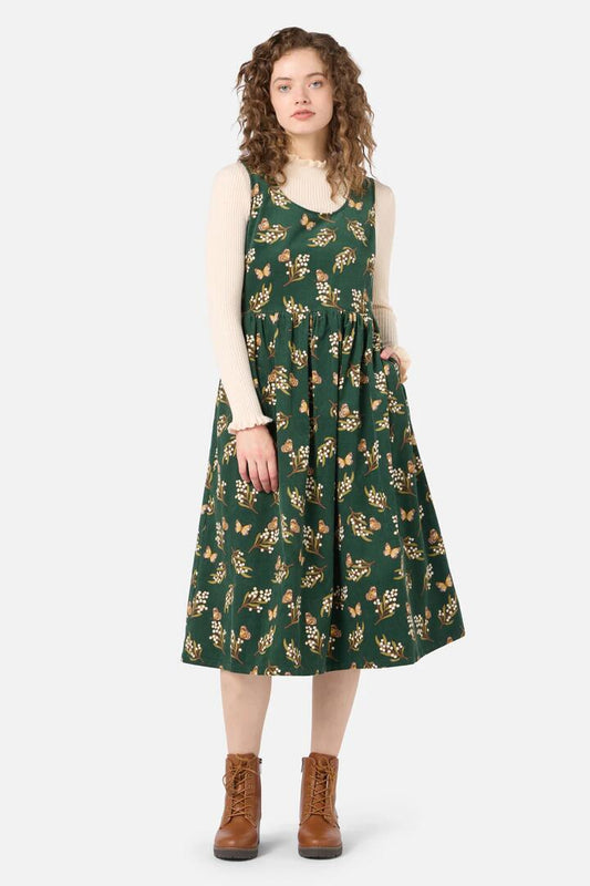 Image of Dresses. Productname: Wattle & Butterfly Midi Dress in Green colour by brand - Princess Highway