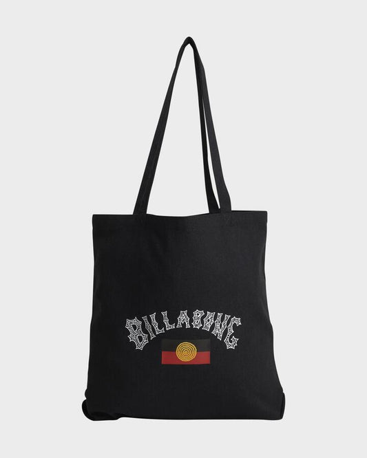 Image of Bags. Product name - Billabong Womens Otis Arch Tote Bag Off Black in Off Black colour by brand - Billabong