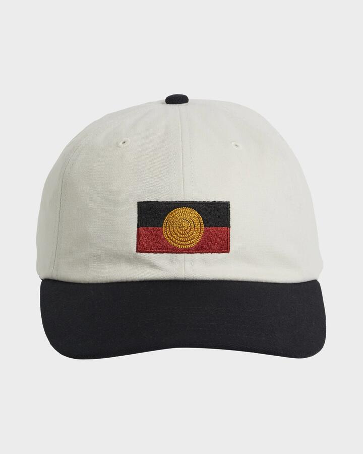 Image of Hats. Product name - Billabong Mens Otis Flag Snapback Cap Off White in Off White colour by brand - Billabong