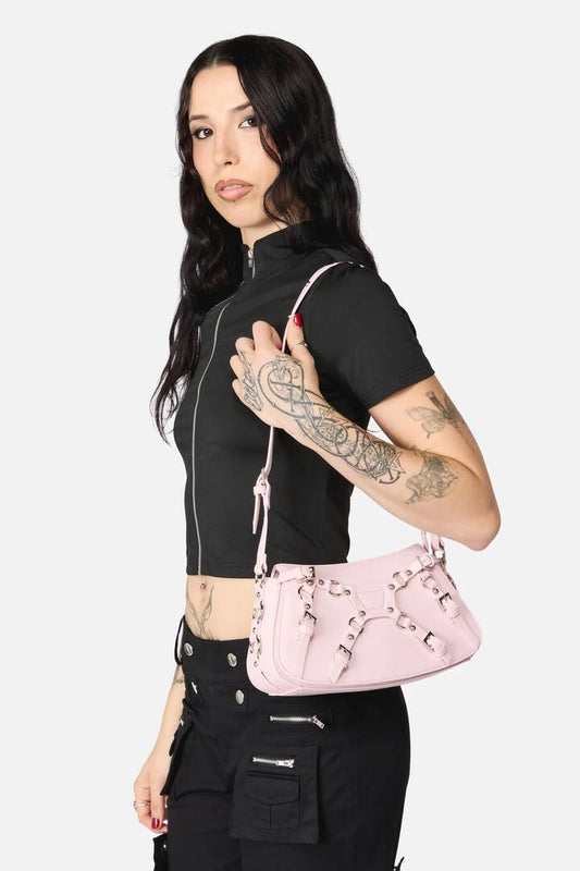 Image of Bags. Productname: Strapped In Handbag in Pink colour by brand - Black Friday
