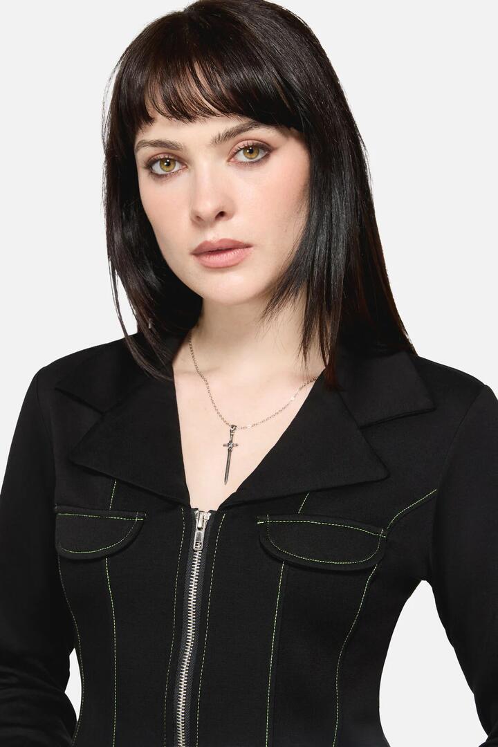 Image of Necklaces. Productname: Sword Necklace in Silver colour by brand - Dangerfield