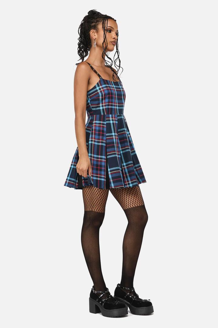 Image of Dresses. Productname: Shine Bright Tartan Mini Dress in Multi colour by brand - Black Friday