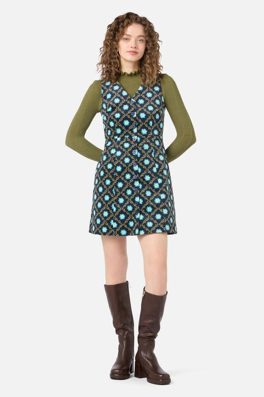 Image of Dresses. Productname: Delilah Cord Pinafore in Chocolate colour by brand - Princess Highway