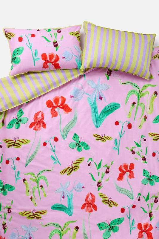 Image of Decor. Productname: Electric Eden Bed Linen-KB in Print colour by brand - Gorman