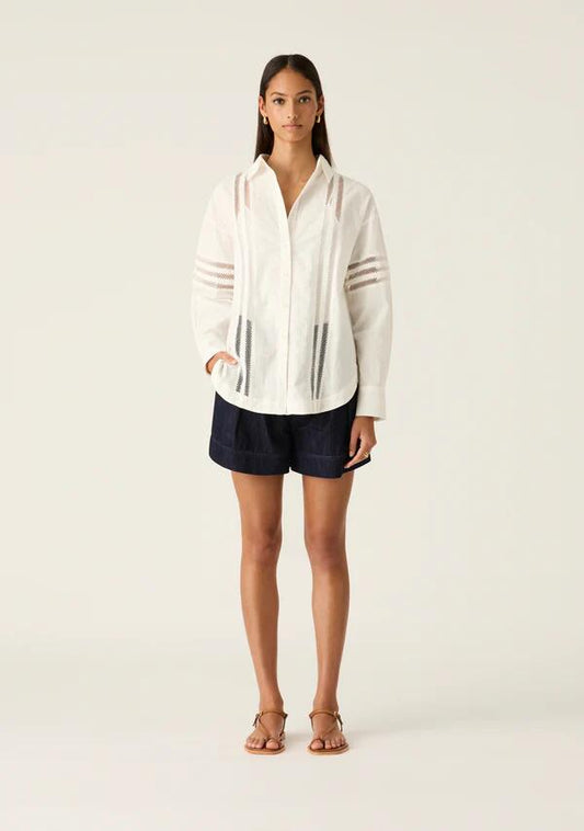 Image of Shirts. Productname: Arya Shirt in White colour by brand - MOS The Label