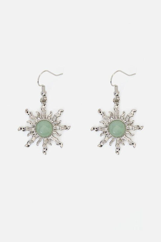 Image of Earrings. Productname: Mint Sun Earrings in Silver colour by brand - Princess Highway