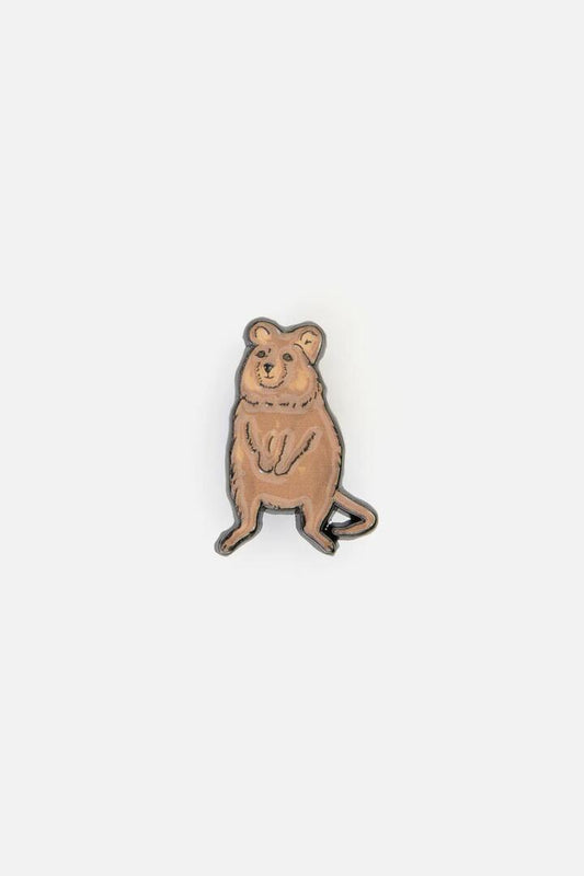 Image of Jewelry. Productname: Quokka Pin in Tan colour by brand - Princess Highway