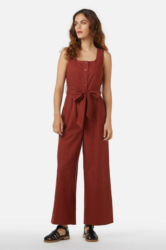 Image of Bodysuits. Productname: Amari Jumpsuit in Rust colour by brand - Princess Highway