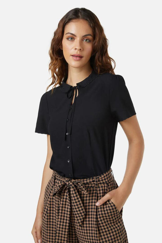 Image of Blouses. Productname: Josephine Blouse in Cream colour by brand - Princess Highway