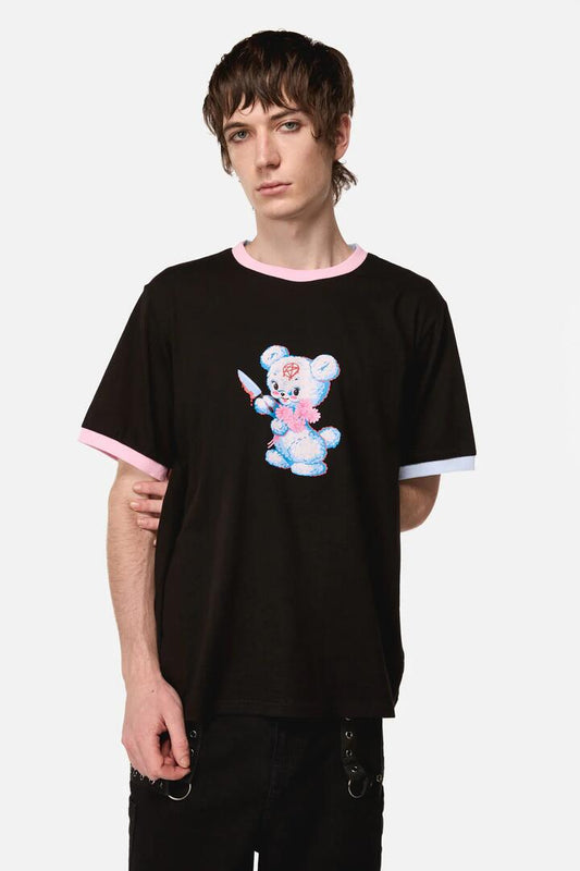 Image of T-Shirts. Productname: Creeps Goth Graphic Tee in Black colour by brand - Dangerfield
