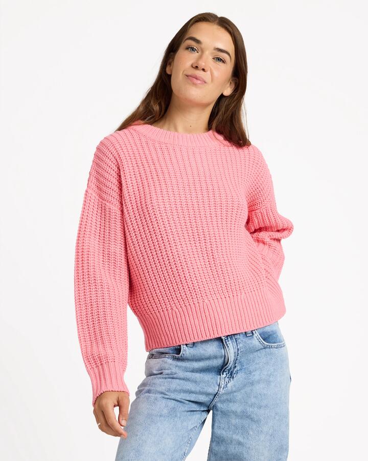 Image of Decor. Product name - Roxy Womens Coming Home Crew Neck Plumeria in Plumeria colour by brand - Roxy