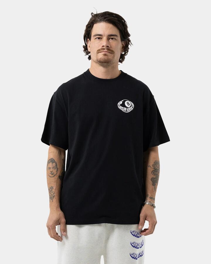 Image of T-Shirts. Product name - Santa Cruz Mens Winkowski Eighth Planet T-Shirt Black in Black colour by brand - Santa Cruz