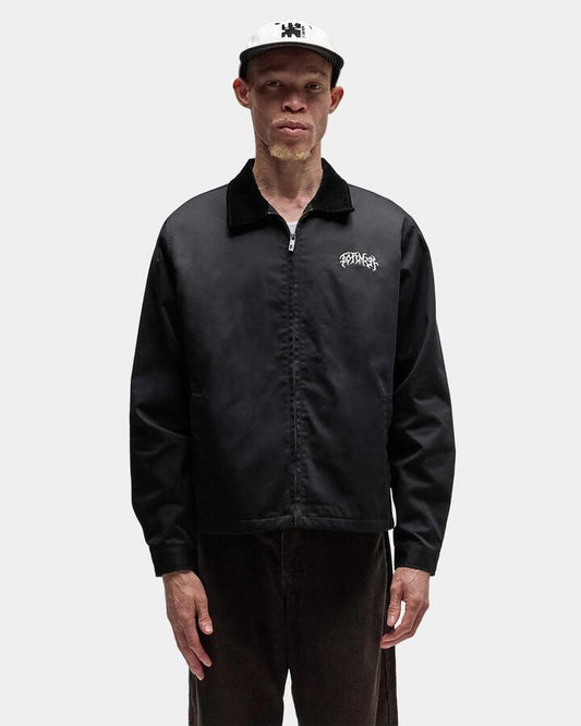 Image of Coats & Jackets. Product name - Former Mens Reynolds Coach Jacket Black/White in Black/White colour by brand - Former