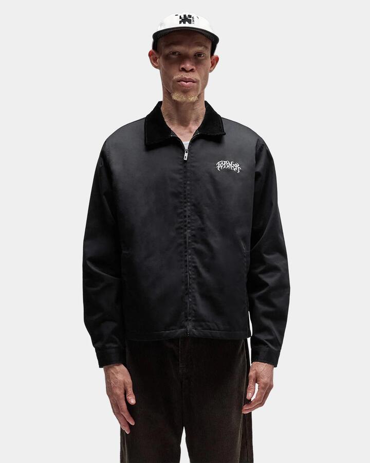 Image of Coats & Jackets. Product name - Former Mens Reynolds Coach Jacket Black/White in Black/White colour by brand - Former