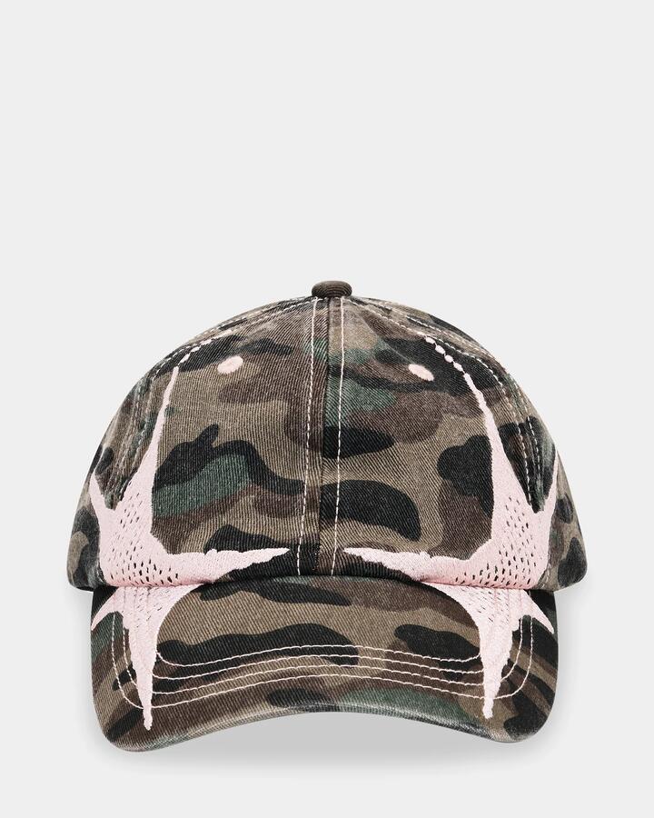 Image of Hats. Product name - Epokhe Womens Starfall Cap Camo / Contrast Pink in Camo / Contrast Pink colour by brand - Epokhe
