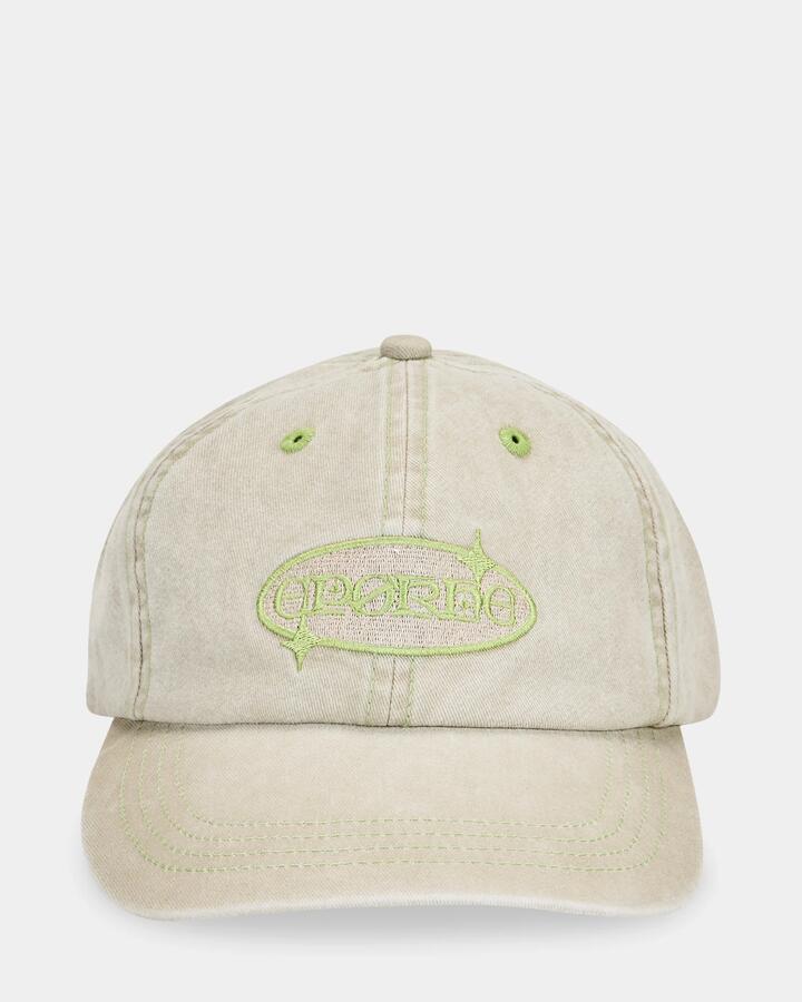 Image of Hats. Product name - Epokhe Womens Luna Cap Sand / Lime Contrast in Sand / Lime Contrast colour by brand - Epokhe