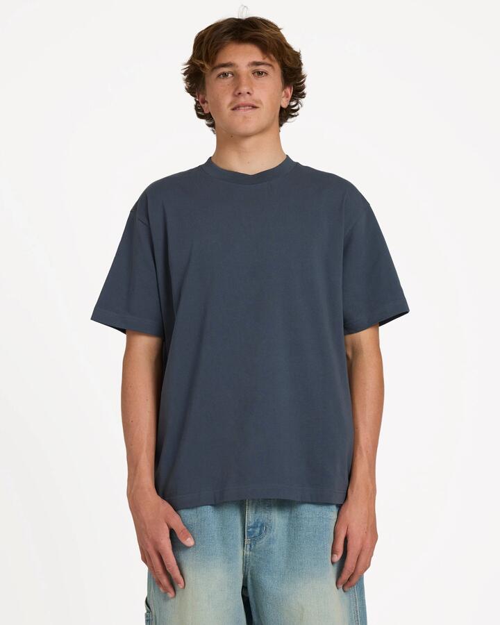 Image of T-Shirts. Product name - Billabong Mens Arch Up T-Shirt Dirt Navy in Dirt Navy colour by brand - Billabong