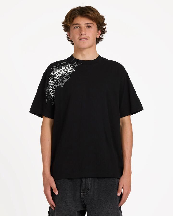 Image of T-Shirts. Product name - Billabong Mens Immortal Blast T-Shirt Black in Black colour by brand - Billabong