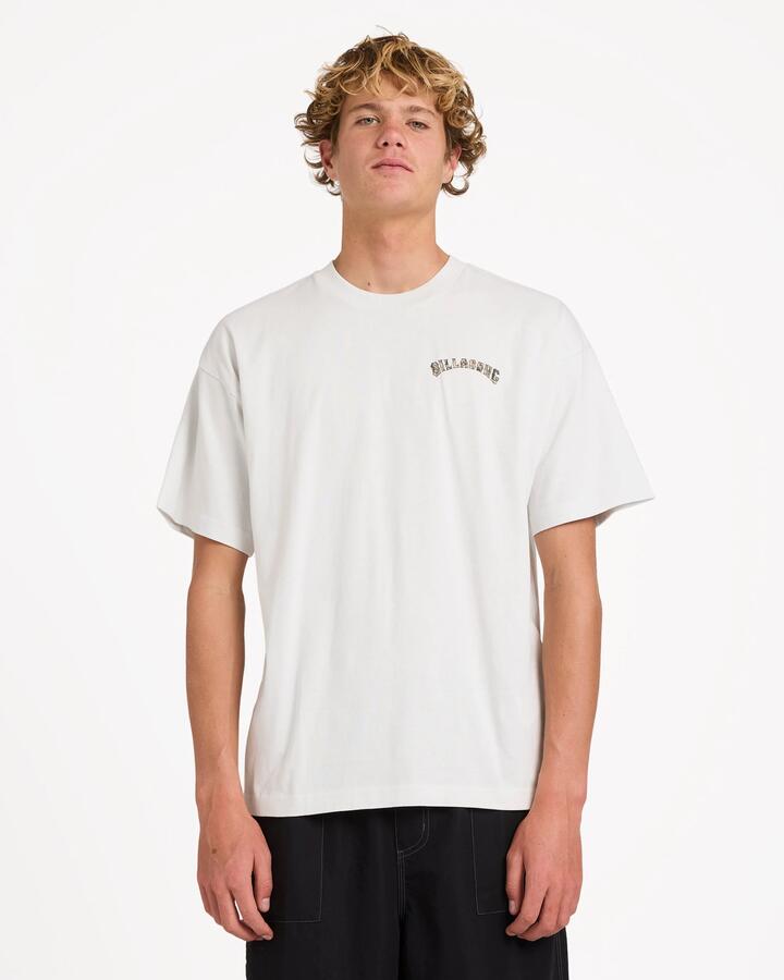Image of T-Shirts. Product name - Billabong Mens Adiv Arch T-Shirt Fog in Fog colour by brand - Billabong