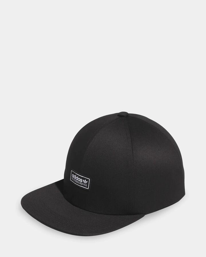Image of Hats. Product name - adidas Skateboarding Lowkey Cap Black in Black colour by brand - Adidas