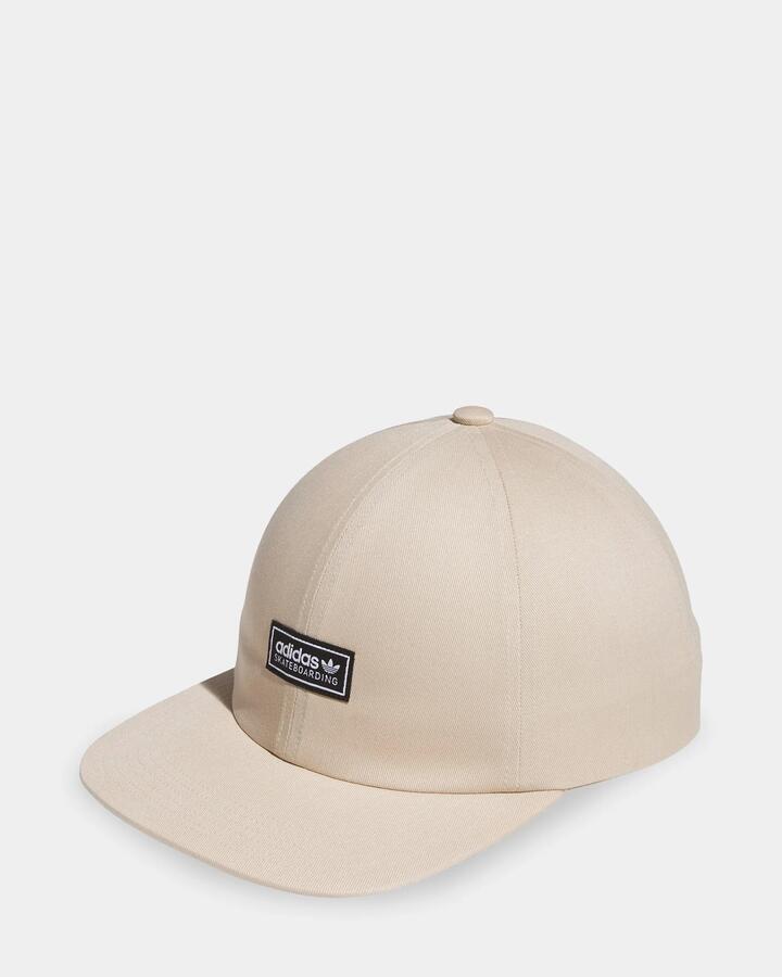 Image of Hats. Product name - adidas Skateboarding Lowkey Cap Natural in Natural colour by brand - Adidas