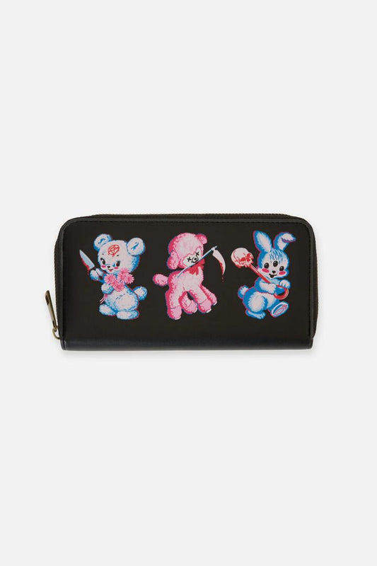 Image of Wallets & Money Clips. Productname: Creeps Goth Wallet in Black colour by brand - Dangerfield