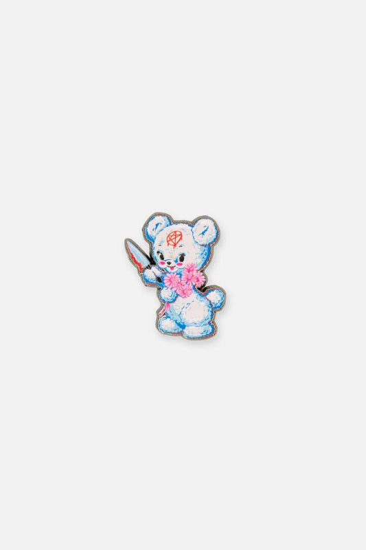 Image of Jewelry. Productname: Creeps Teddy Pin in Blue colour by brand - Dangerfield