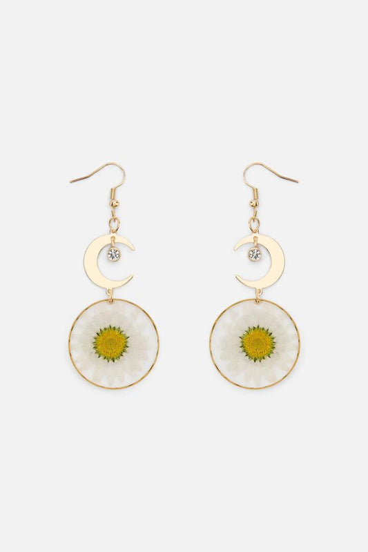 Image of Earrings. Productname: Daisy Luna Drop Earrings in Gold colour by brand - Princess Highway