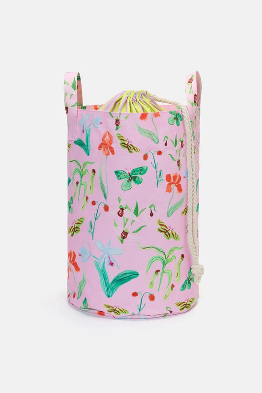 Image of Decor. Product name - Electric Eden Laundry Basket in Print colour by brand - Gorman