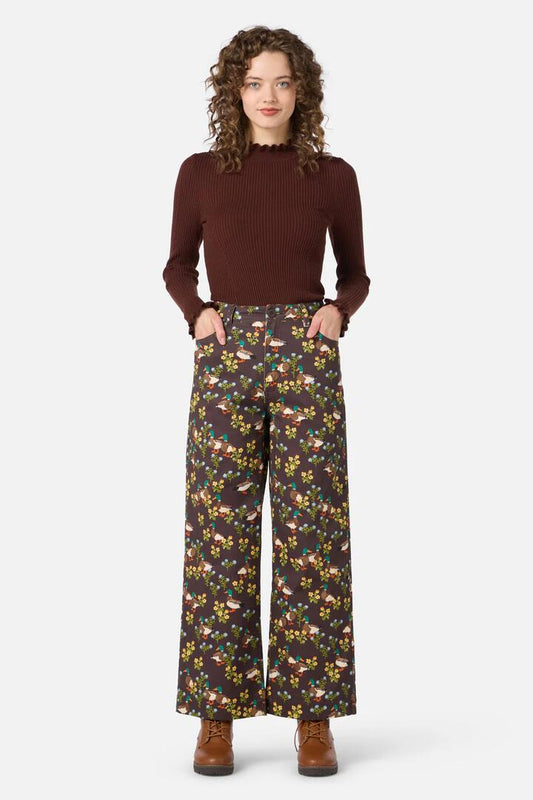 Image of Jeans. Productname: Sweet Ducks Drill Jean in Chocolate colour by brand - Princess Highway