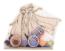 Image of Toys. Product name - Frozen 2 Wooden Paint & Decorate Your Own Activity Kit in colour by brand - Toymate