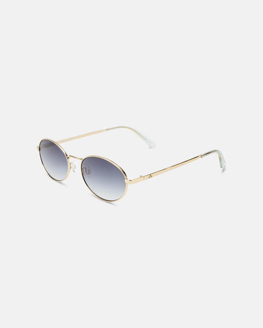 Image of Sunglasses. Product name - Aire Ephermeris Sunglasses Gold/cool Smoke Vegan in Gold/Cool Smoke colour by brand - Novo