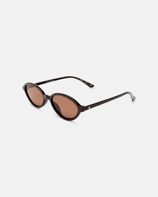 Image of Sunglasses. Product name - Aire Pyxis Sunglasses Chocolate Vegan in Tan colour by brand - Novo