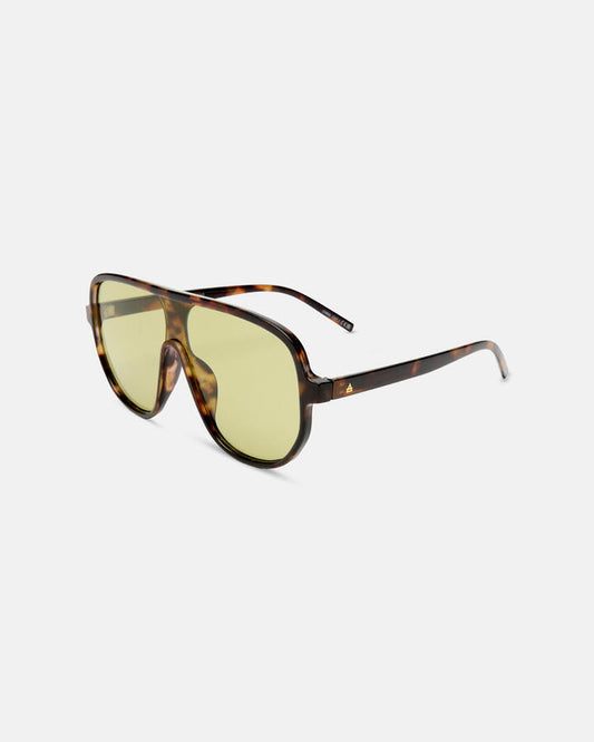 Image of Sunglasses. Product name - Aire Hydrus Sunglasses Dark Tort in Dark Tort colour by brand - Novo