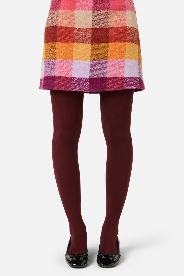Image of Lingerie. Productname: Plum Plain Tights in Plum colour by brand - Princess Highway