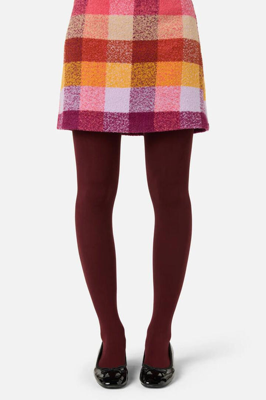Image of Lingerie. Productname: Plum Plain Tights in Plum colour by brand - Princess Highway