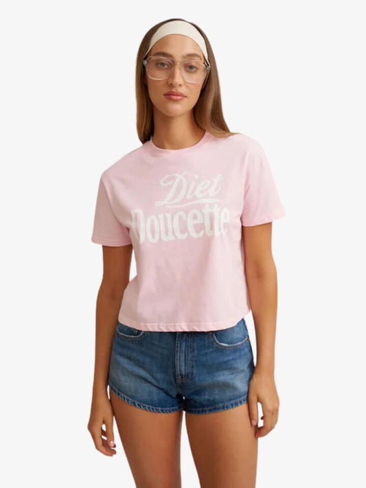Image of T-Shirts. Productname: Doucette Diet Doucette Baby Tee in Pink colour by brand - Doucette